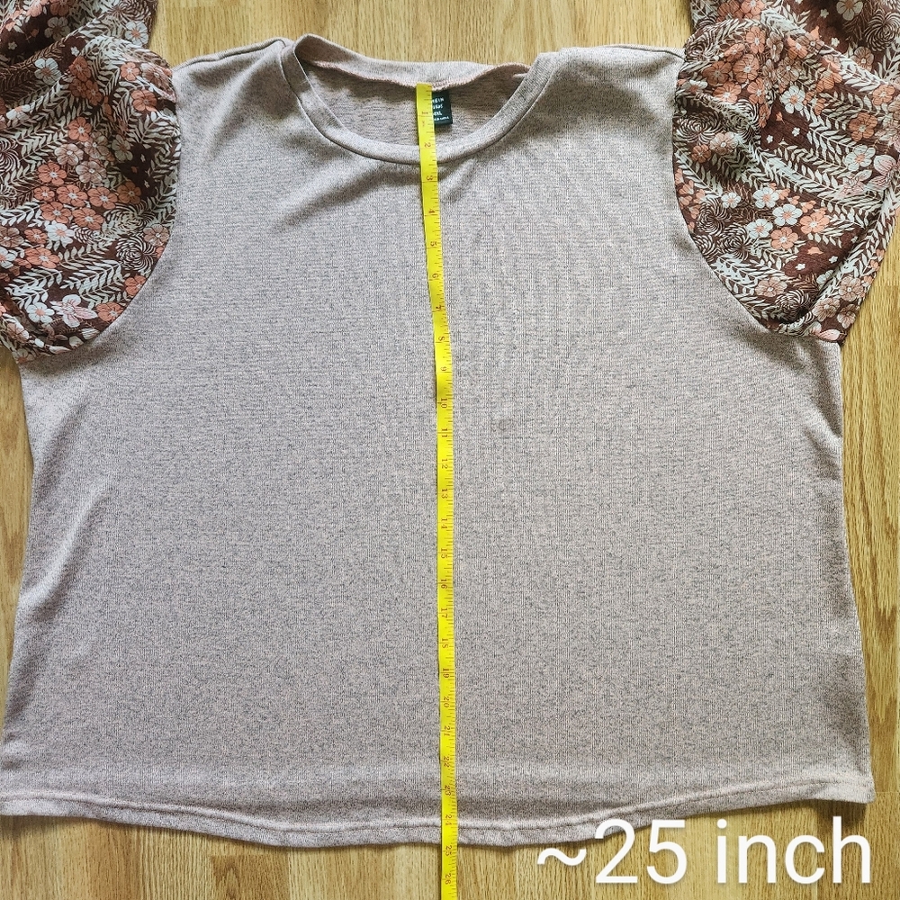 SHEIN Curve Women's Top - Light Brown - Picture 7 of 8